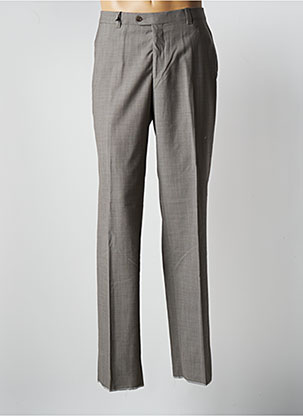 Pantalon droit gris SAINT HILAIRE pour homme