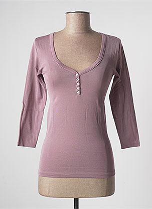 T-shirt violet STEFAN GREEN pour femme