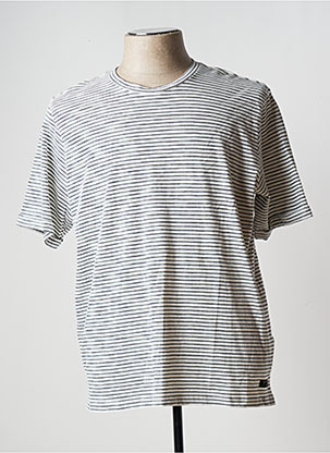 T-shirt blanc TEDDY SMITH pour homme