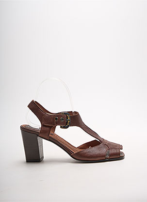 Sandales/Nu pieds marron PAM PROJECT pour femme