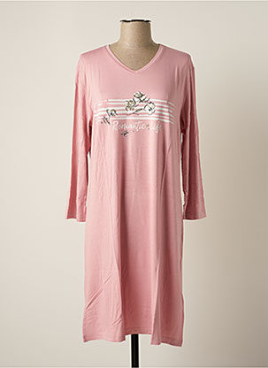 Chemise de nuit rose HAJO pour femme