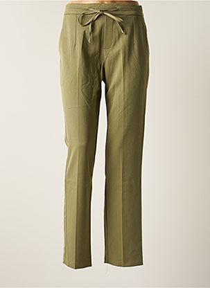 Pantalon droit vert GRACE & MILA pour femme