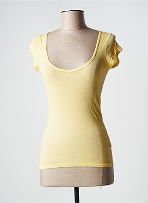 T-shirt jaune AMERICAN VINTAGE pour femme