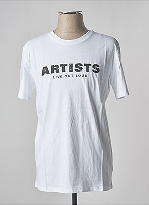 T-shirt blanc ARTISTS pour homme
