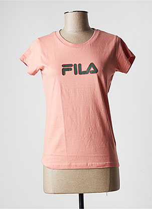 T shirt fila store rose femme