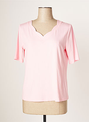T-shirt rose FRANK WALDER pour femme