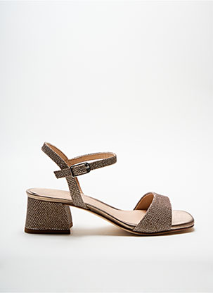 Sandales/Nu pieds beige UNISA pour femme