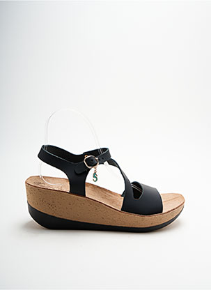 Sandales/Nu pieds noir FANTASY SANDALS pour femme