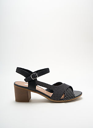 Sandales/Nu pieds noir REMONTE pour femme