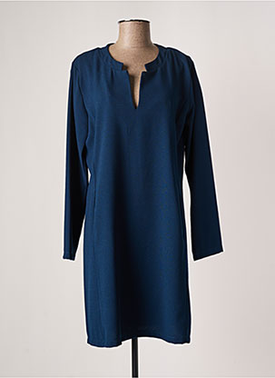 Robe courte bleu PAKO LITTO pour femme