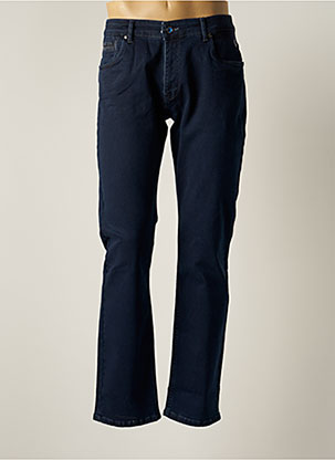 Pantalon droit bleu BENSON & CHERRY pour homme