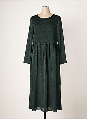 Robe longue vert SAMSOE & SAMSOE pour femme