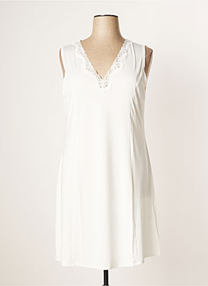 Jupon /Fond de robe blanc ROSE POMME pour femme