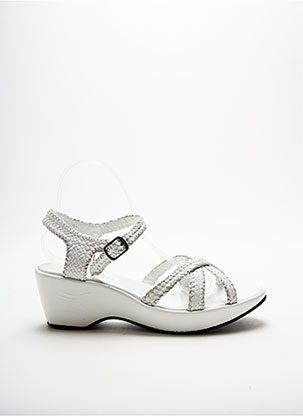 Sandales/Nu pieds blanc YVES DESFARGE pour femme